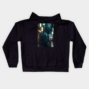 Cyberpunk Ninja Kids Hoodie